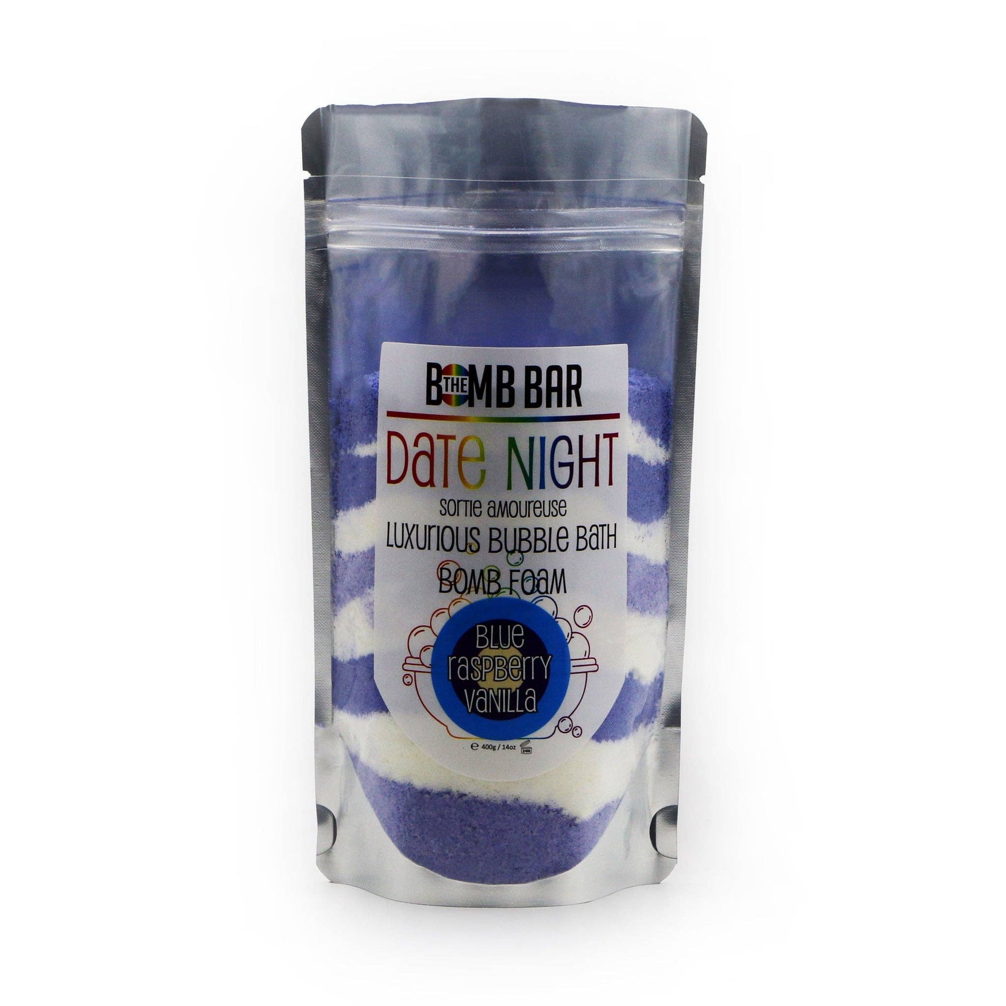 Bath Soak - Date Night: 400g / Vanille Bleue Framboise