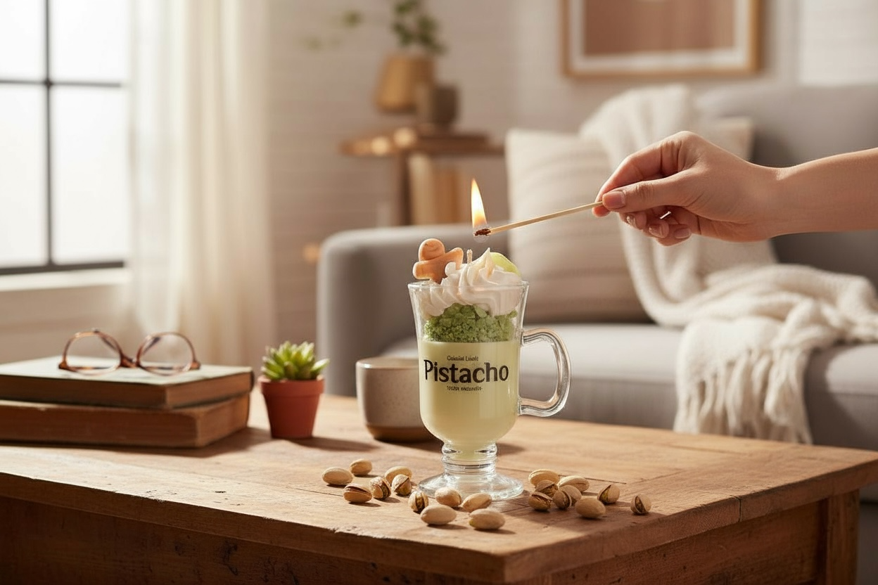 🌾 Pistachio en tasse